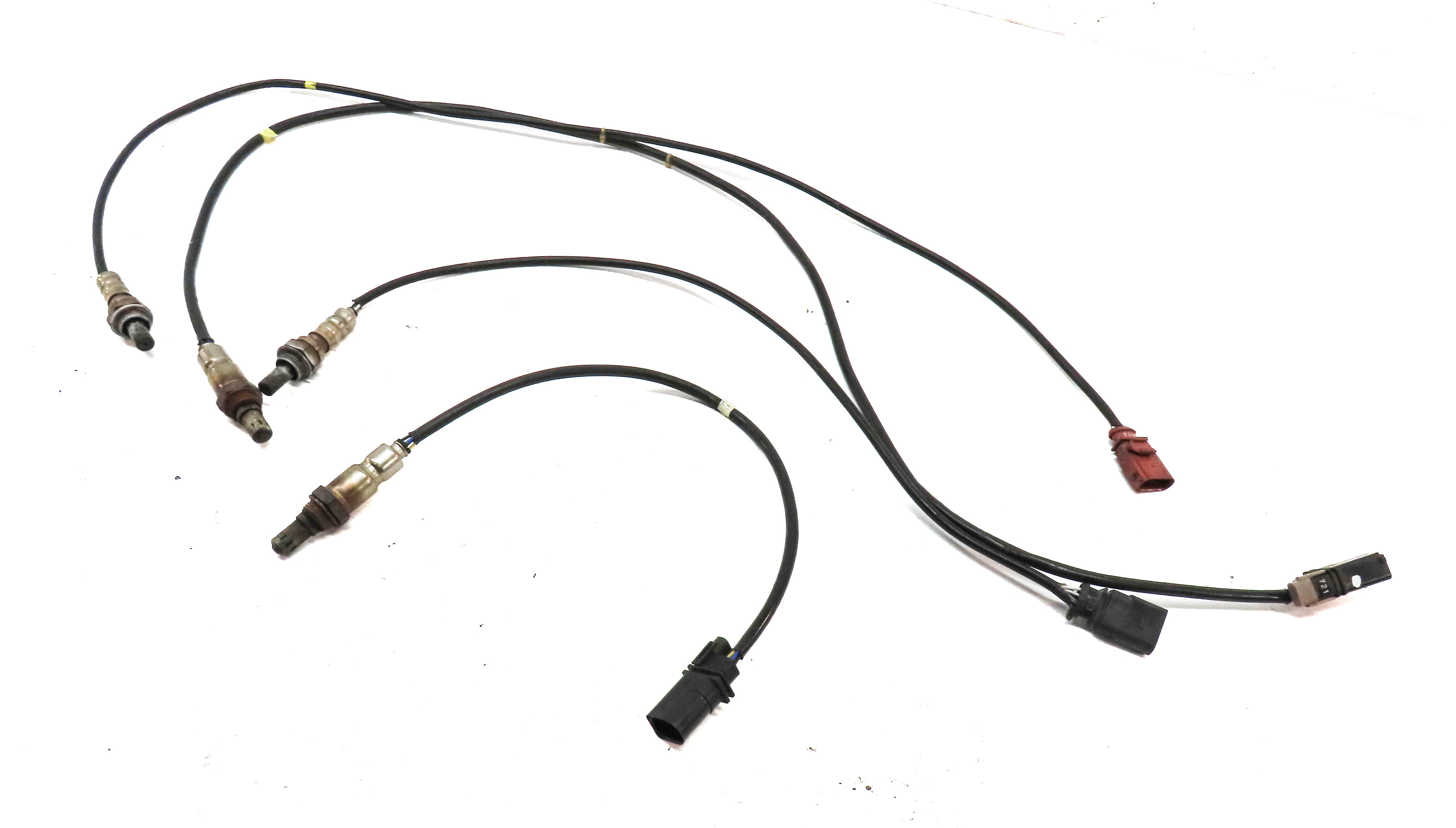 2011 AUDI Q7 (4L) 3.0L SUPER (CJWC) ENGINE PRE POST CAT O2 OXYGEN SENSOR SET 4 — exact item pictured